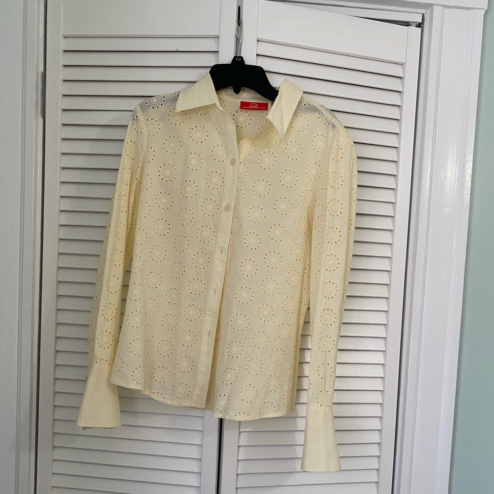 Yellow cotton shirt